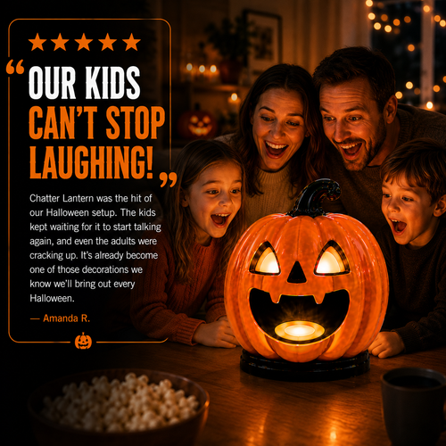 Chatter Lantern Animated Pumpkin Latern