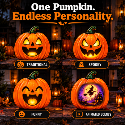 Chatter Lantern Animated Pumpkin Latern